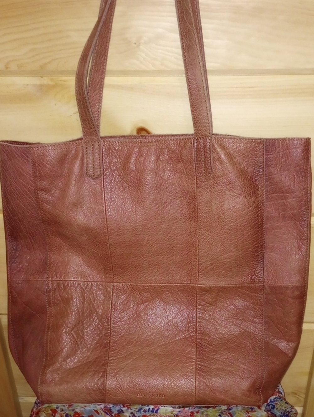 Day&Mood Leather Tote Bag - Everyday Carry Approx. 15X15